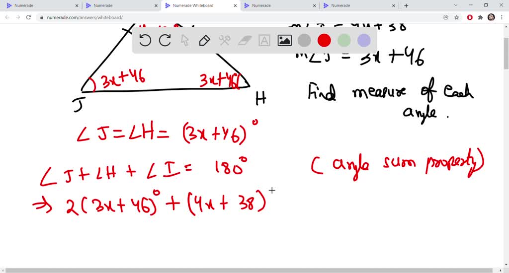 Solved Suppose That Is Isosceles With Base Suppose Also That And