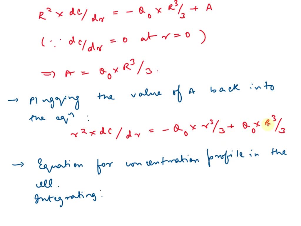 Solved Consider The Steady State Diffusion Of Oxygen Within A