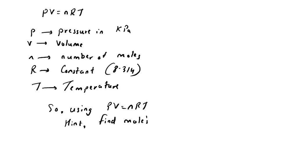 Solved What Volume In Liters Is Occupied By Nitrogen