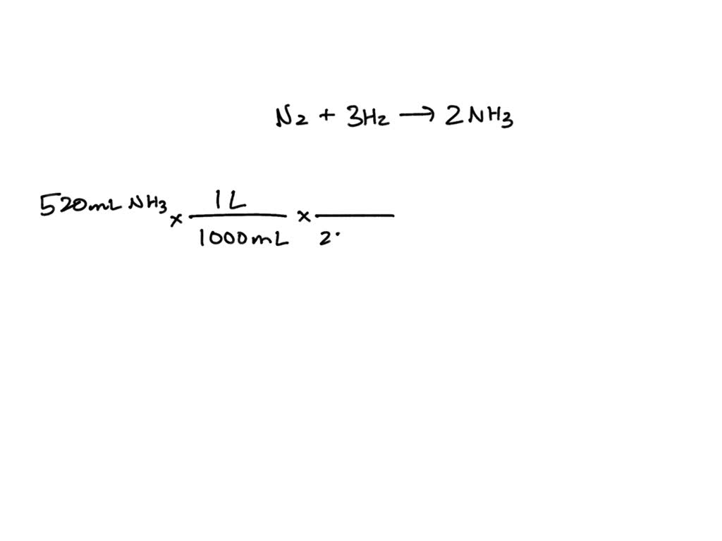 SOLVED How Many Moles Of Nitrogen Would React With Excess Hydrogen To