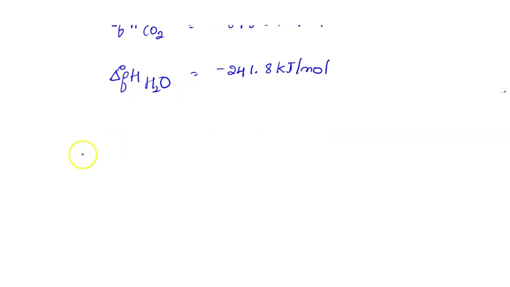 Solved Calculate The Standard Enthalpy Change For The Reaction At