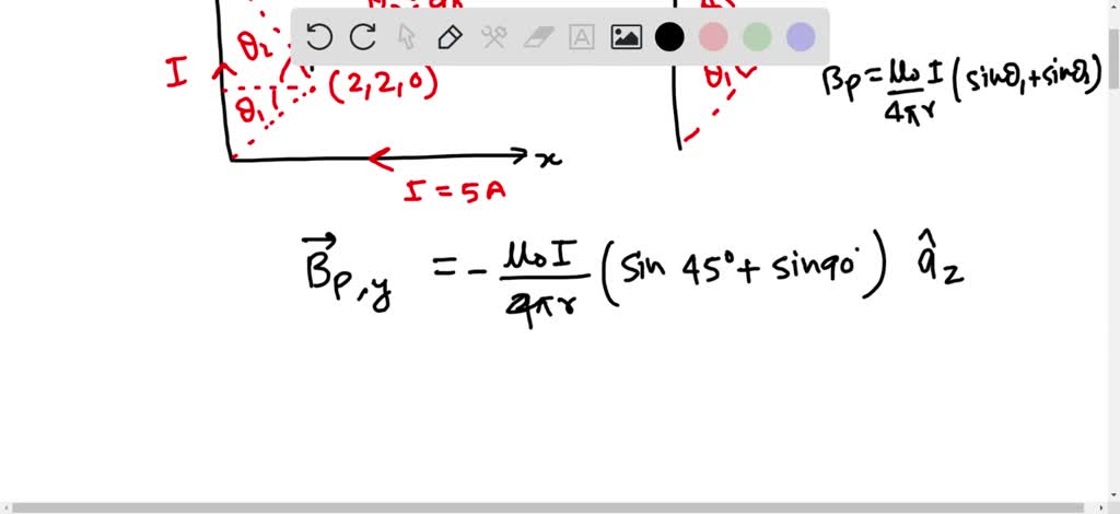 Solved An Infinitely Long Conductor Is Bent Into An L Shape As Shown