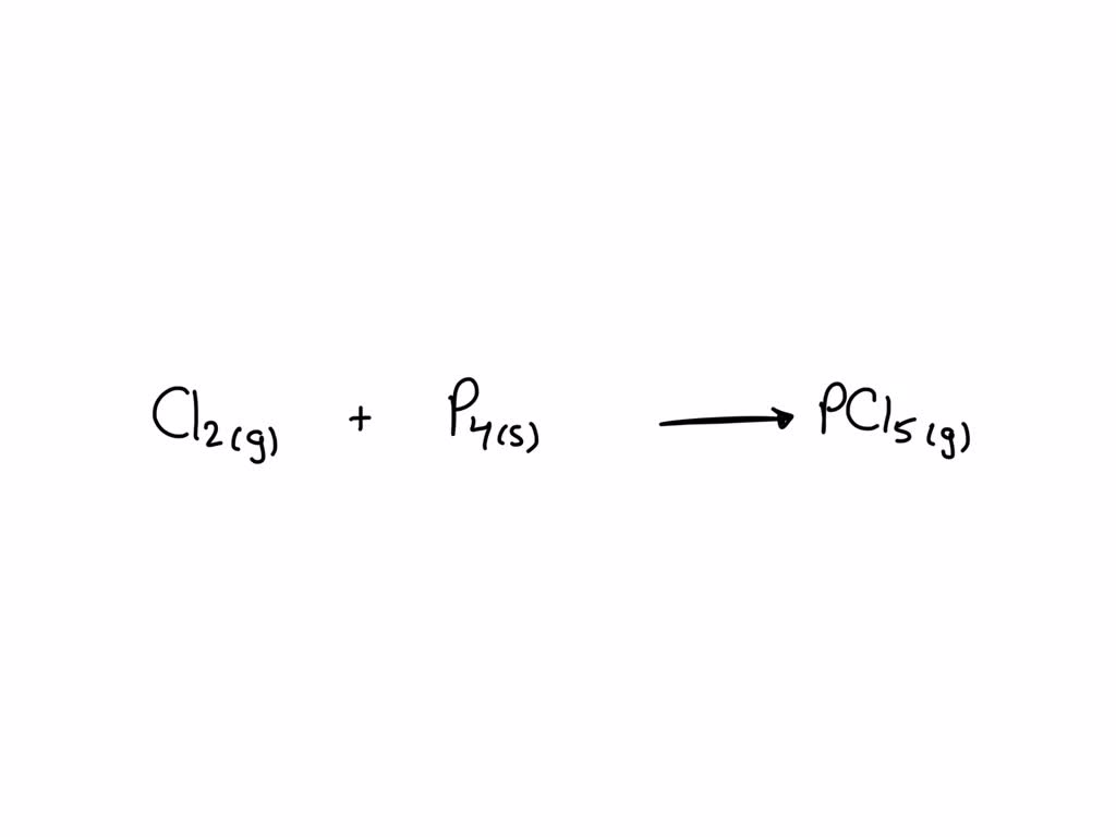 Solved Phosphorus Pentachloride Gas Pcl Is Formed By The Reaction