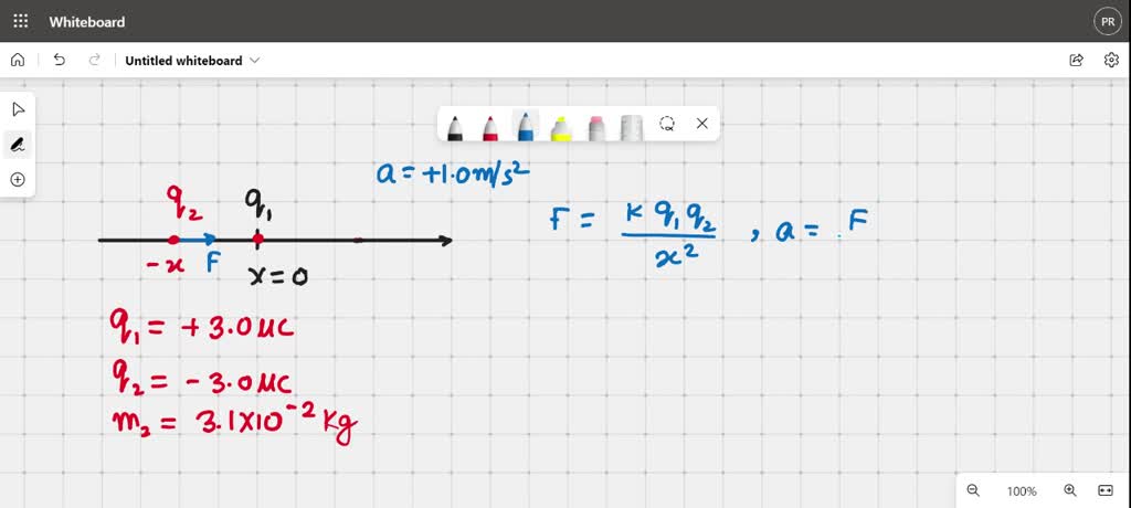 Solved A Point Charge Of C Is Held Fixed At The Origin A