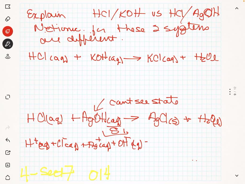 Solved Explain Why The Net Ionic Equation For The Neutralization