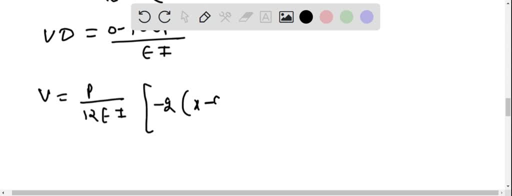 Solved Determine The Equation Of The Elastic Curve The Maximum