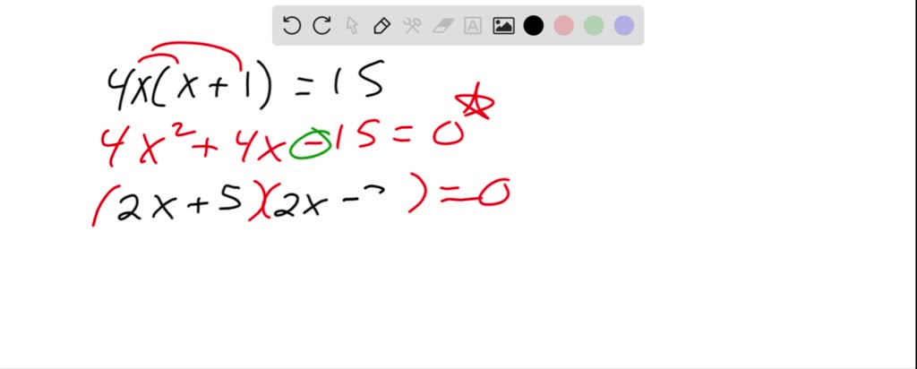 Solved Use Factoring To Solve Each Quadratic Equation Check By