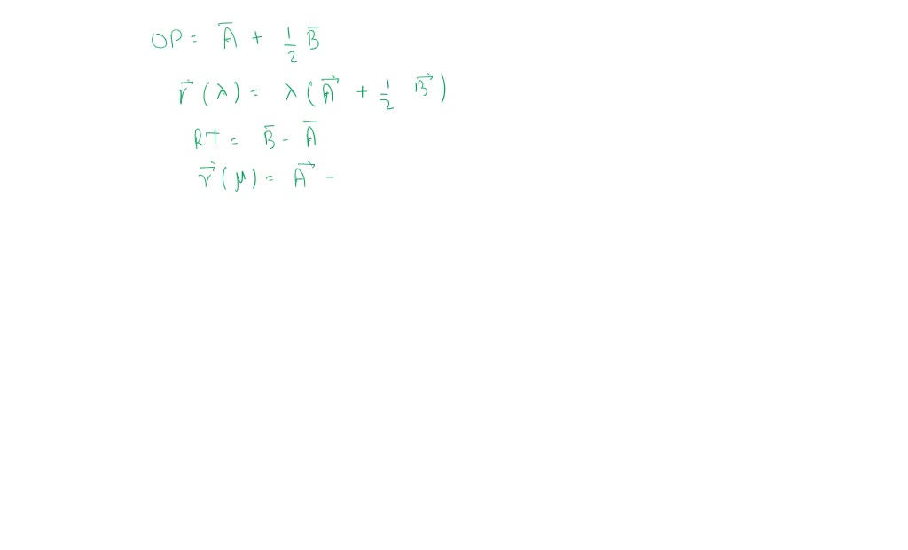 SOLVED Use Vectors To Prove The Following Theorems From Geometry