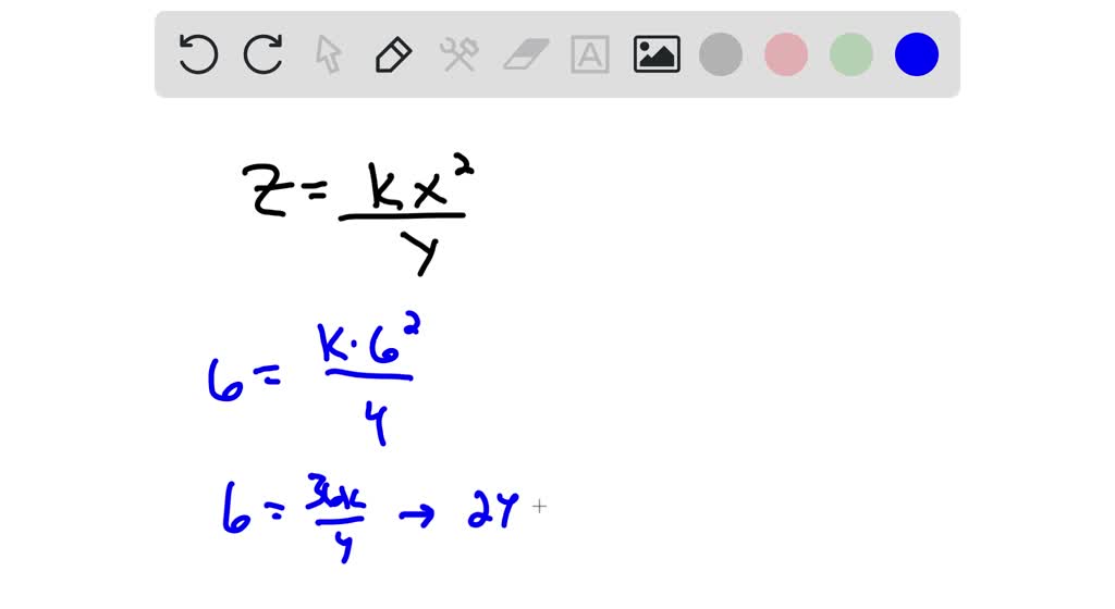 Solved Find A Mathematical Model Representing The Statement In Each