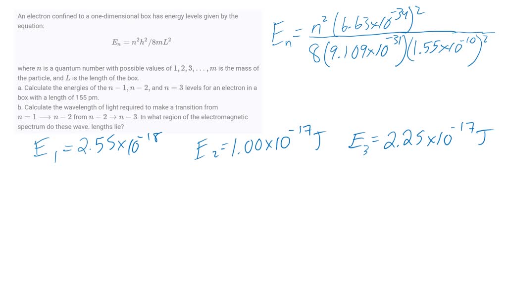 A Find An Expression For The Binding Energy Of An Electron In One