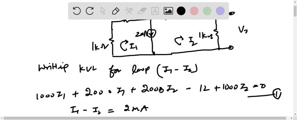 SOLVED Use Loop Analysis To Find Vo In The Network In Fig P3 75