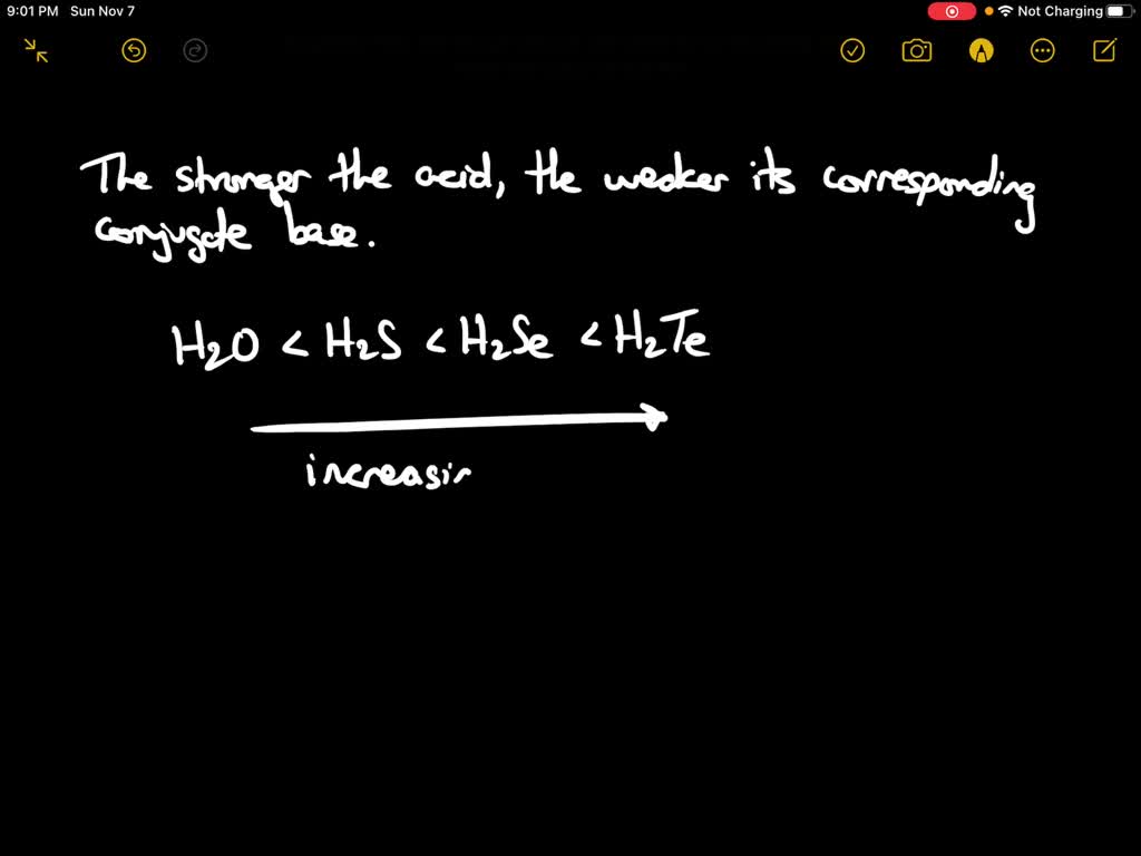 Solved Arrange The Following In Order Of Increasing Base Strength In