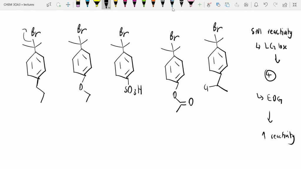 SOLVED The Following Tertiary Alkyl Bromides Undergo An SN 1 Reaction