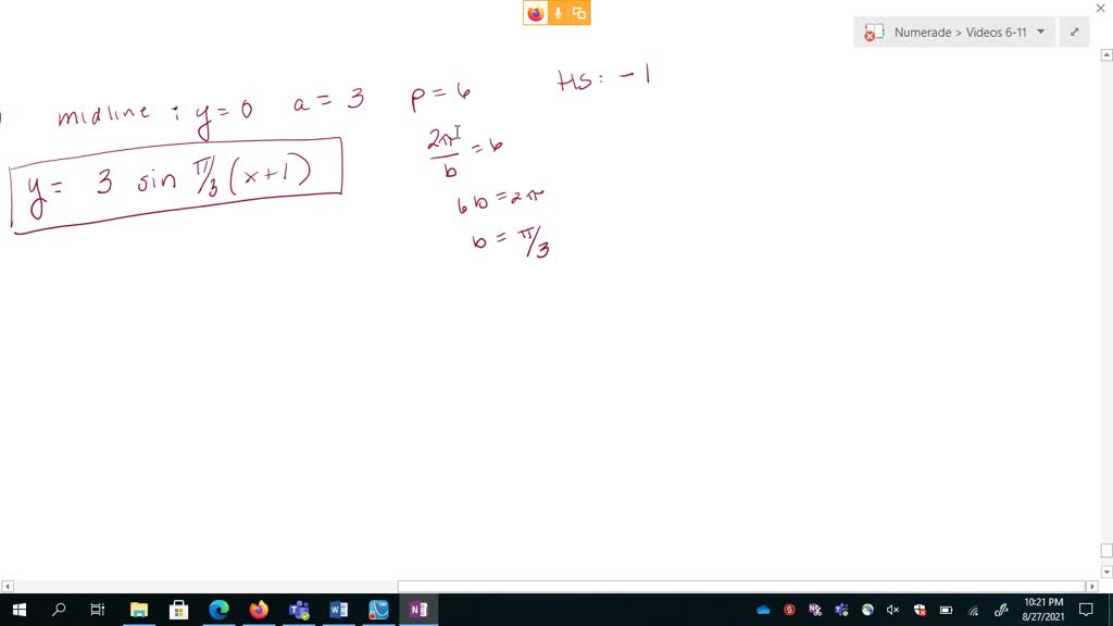 Solved Find A Formula For Each Of The Functions Graphed Below