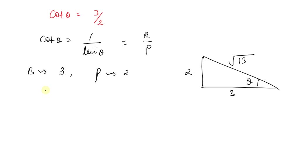 Solved Sketch A Right Triangle Corresponding To The Trigonometric