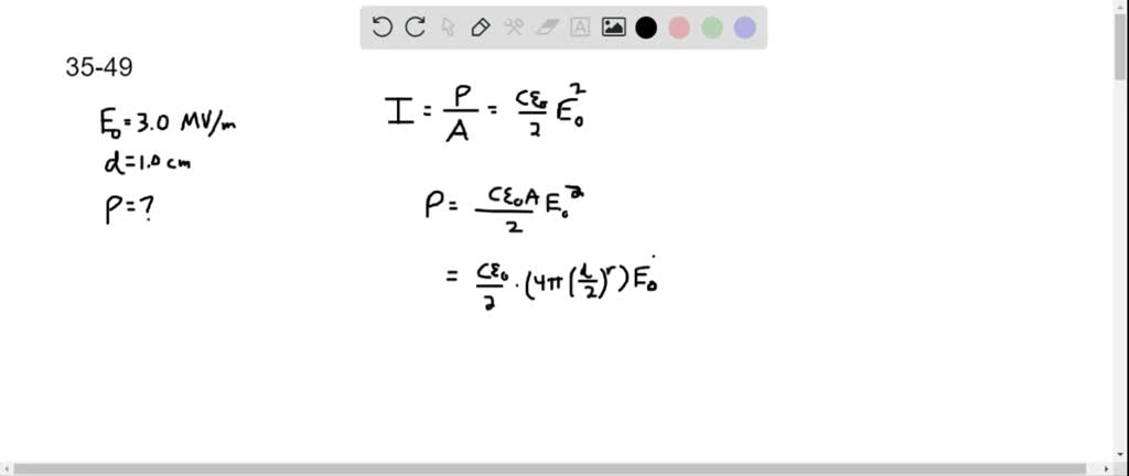 Solved The Maximum Electric Field Strength In Air Is Mv M