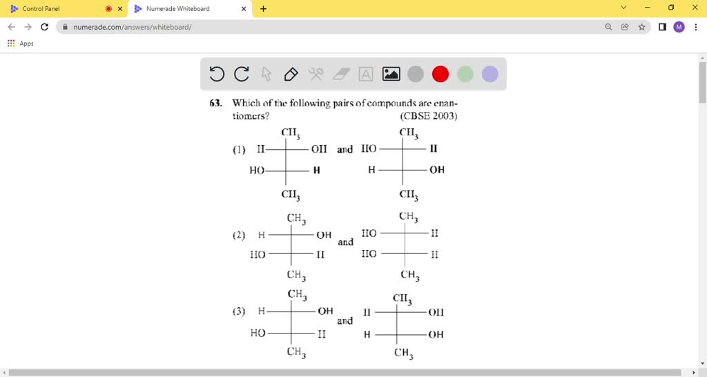 Solved Draw The Enantiomer Of Each Of The Following Compounds Cn Nc O