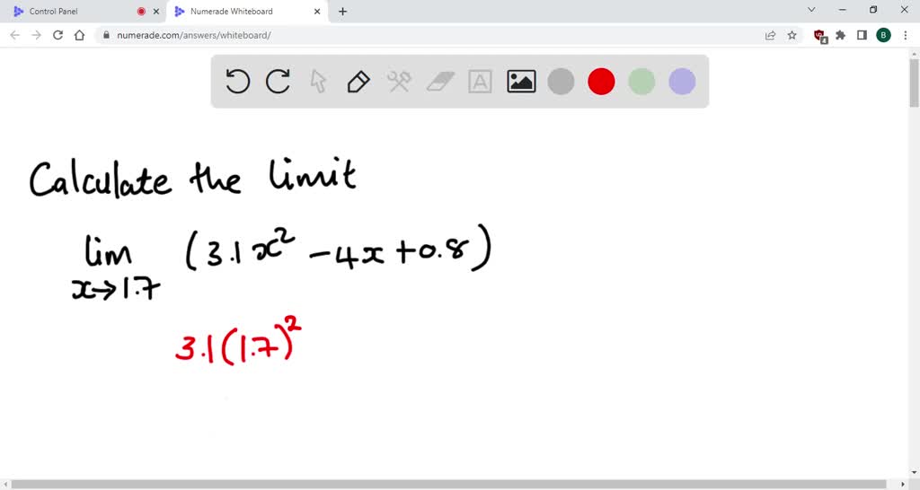 Solved Calculate Each Of The Limits In Exercises Limx X