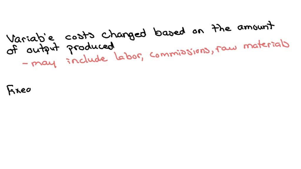 SOLVED What Is The Difference Between Absorption Costing And Variable