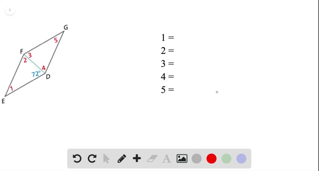 Solved In Exercises Find The Measures Of The Numbered Angles In