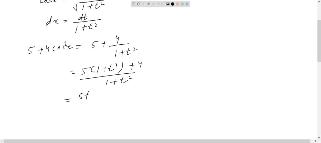 SOLVED Compute The Indefinite Integrals Cos 2 4 X 5 D X