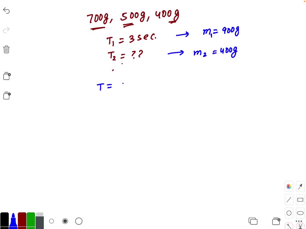 Solved Three Masses G G And G Are Suspended At The End Of