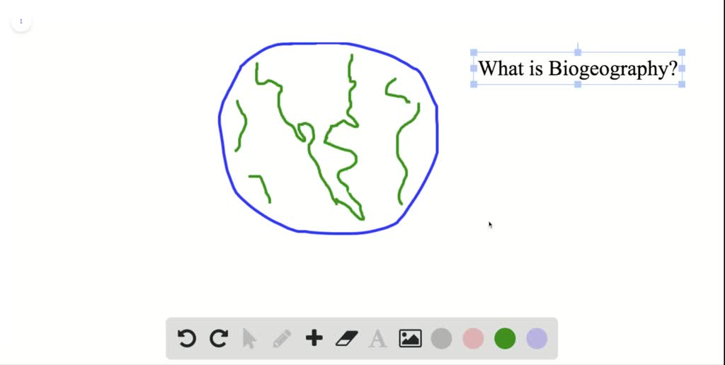 Solved Biogeography Is The Study Of The Geographic Distribution Of