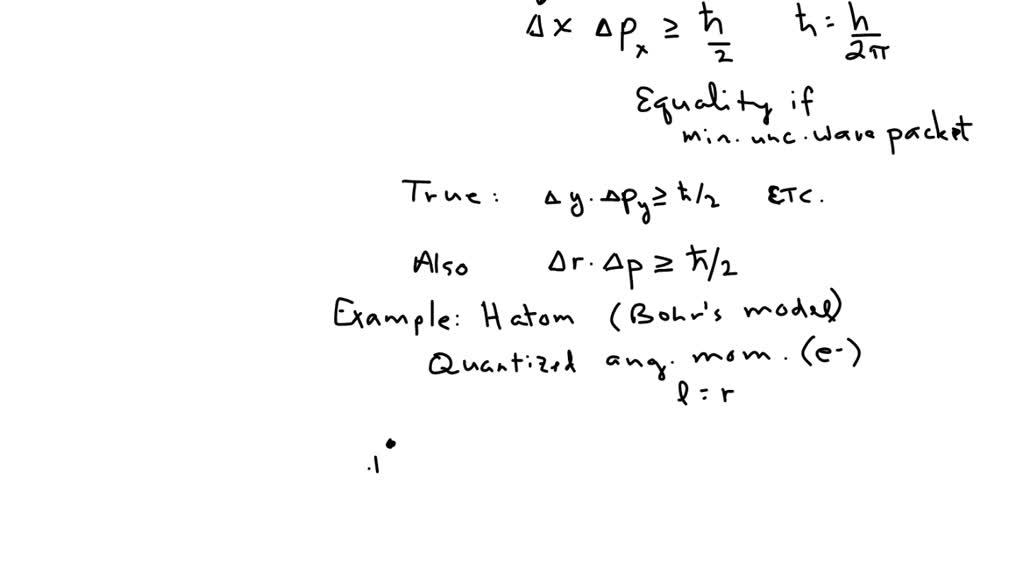 Solved Use The Uncertainty Principle To Estimate The Position