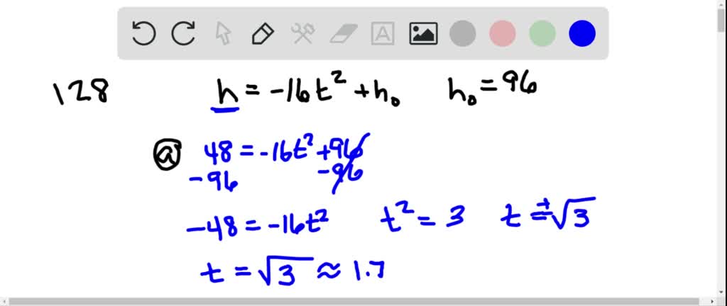 Solved Suppose An Object Is Dropped From A Height H Above The Ground