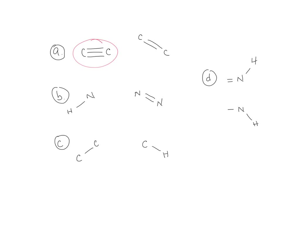 Solved Which Of The Bonds Shown In Red In Each Compound Or Pair Of