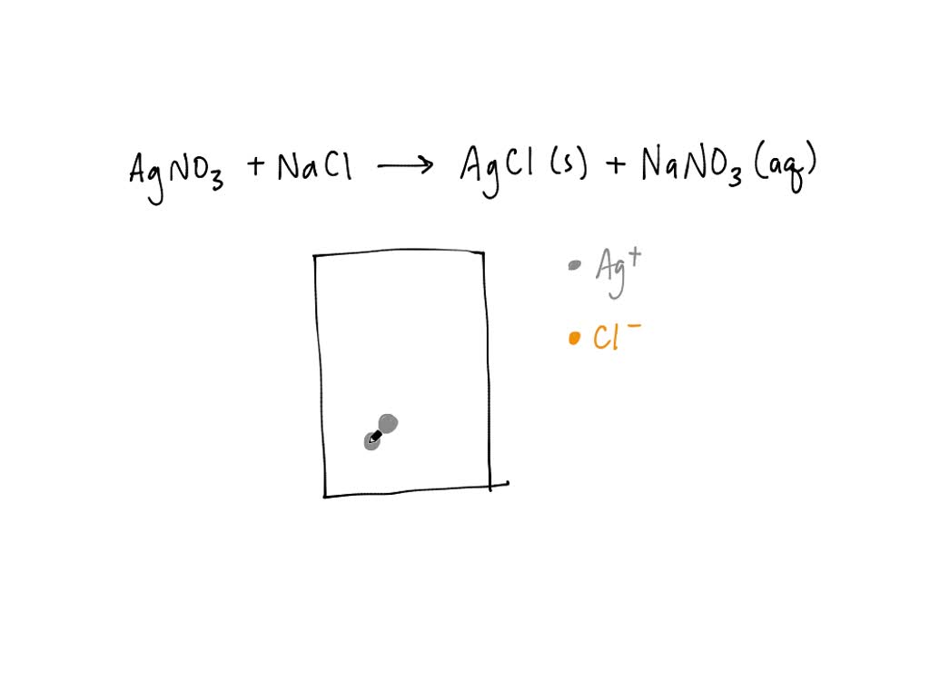 SOLVED Two Aqueous Solutions Of AgNO3 And NaCl Are Mixed Which Of The