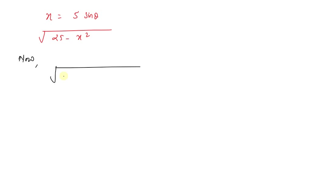 Solved Use The Trigonometric Substitution To Write The Algebraic