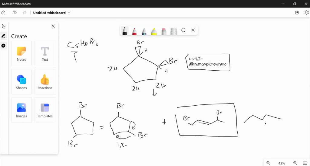 Solved Draw Two Constitutional Isomers Of C I S Dibromocyclopentane