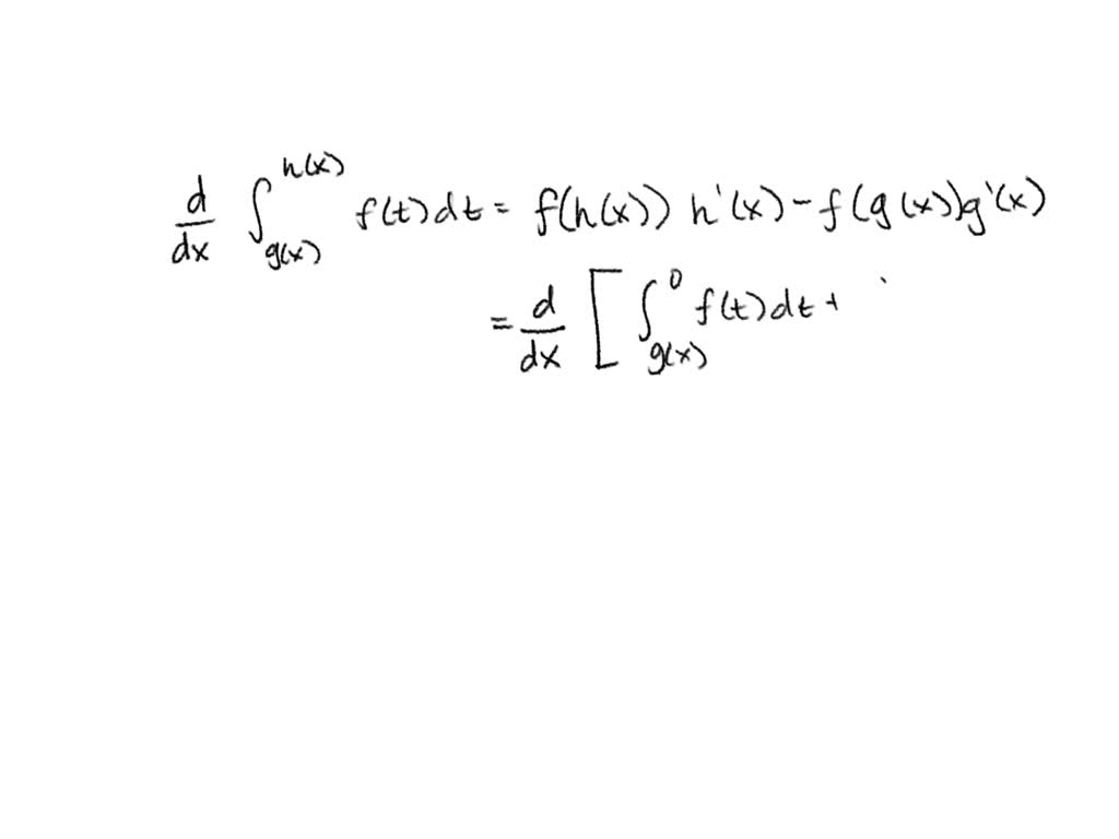 SOLVED If F Is Continuous And G And H Are Differentiable Functions