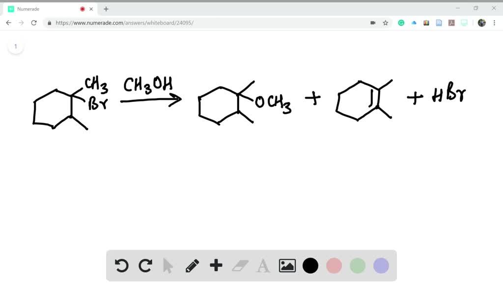 Solved Draw A Stepwise Mechanism For The Following Reaction