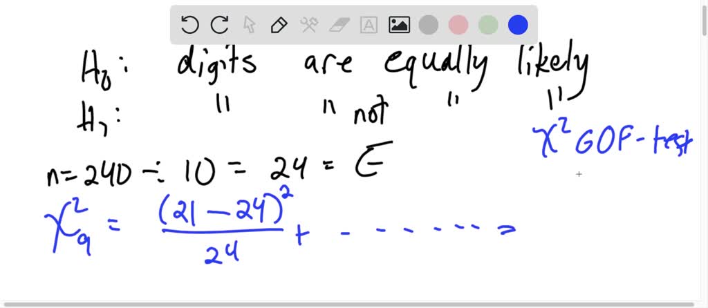 Solved Each Of The Digits In A Raffle Is Thought To Have The Same