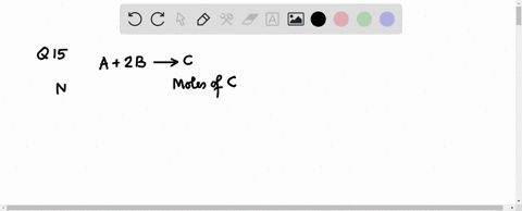 SOLVED Consider The Generic Chemical Reaction A 2 B C How Many Moles