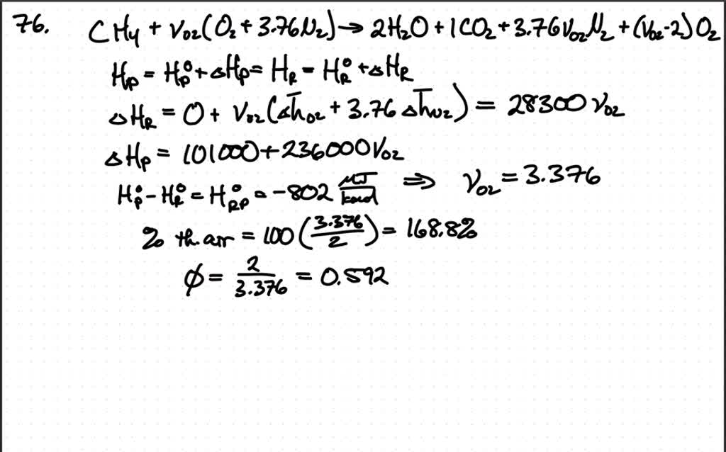 SOLVED Exhaust Gas From A Methane Combustor Is At 1400 Mathrm K And