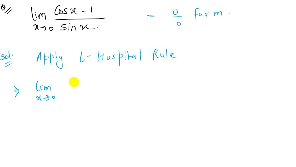 SOLVED Calculate Each Of The Limits Some Of These Limits Are Made