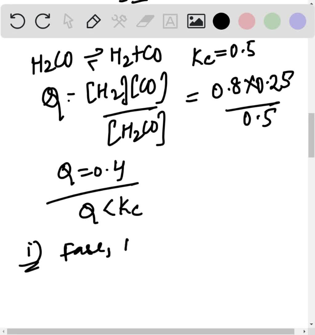 SOLVED The Concentration Equilibrium Constant For The Gas Phase