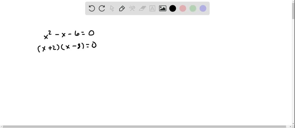 Solved Solve Each Equation By Factoring X X