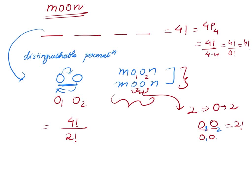 Solved Find The Number Of Distinguishable Permutations Of The Letters