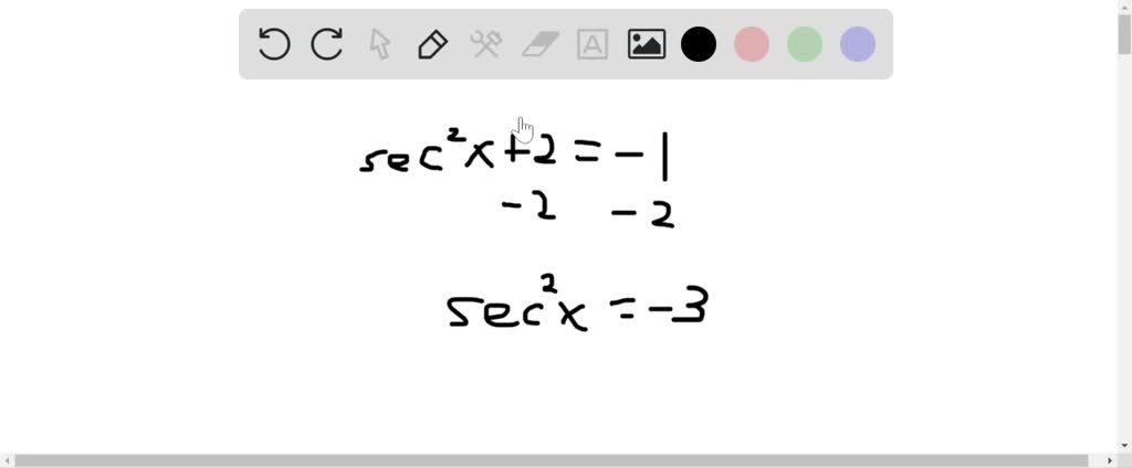 Solved Solve Each Equation For Exact Solutions Over The Interval