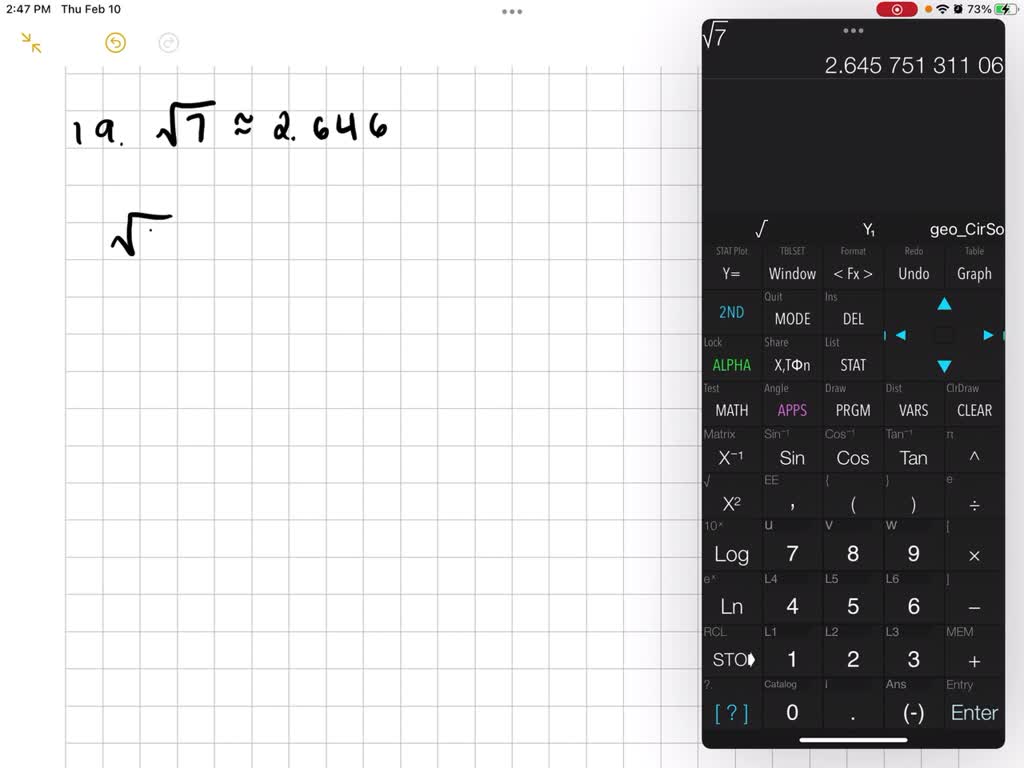 Solved Use A Calculator To Approximate Each Square Root To Three