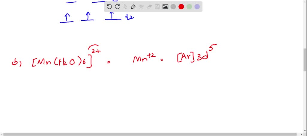 SOLVED Draw The Crystal Field Splitting Diagrams And Put In The D