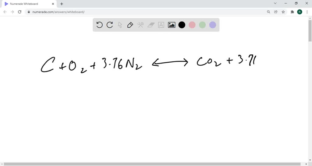 SOLVED Solid Carbon At 25 C Is Burned With A Stoichiometric Amount Of