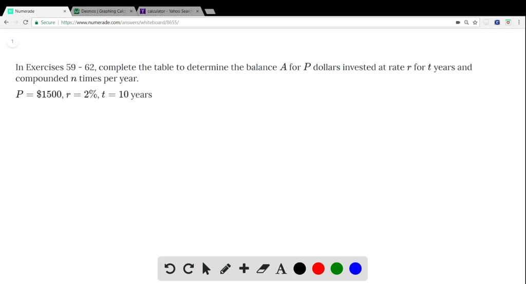 Solved In Exercises Complete The Table To Determine The