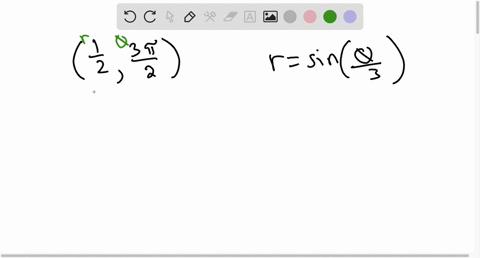 Solved Solve The Given Problems All Coordinates Given Are Polar