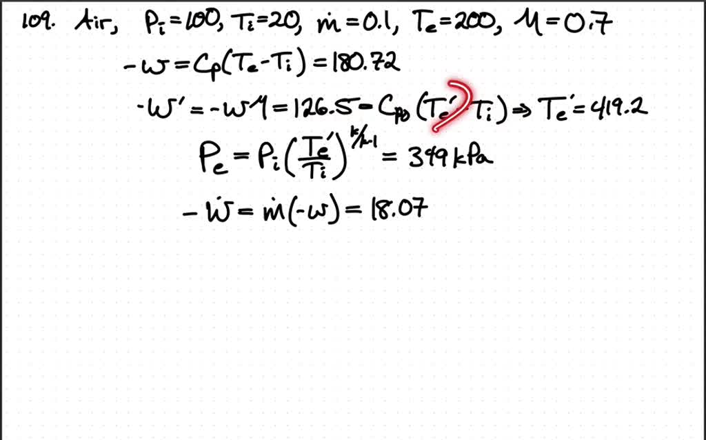 Air Enters An Adiabatic Compressor At 100 KPa And 17 C At A Rate Of 2