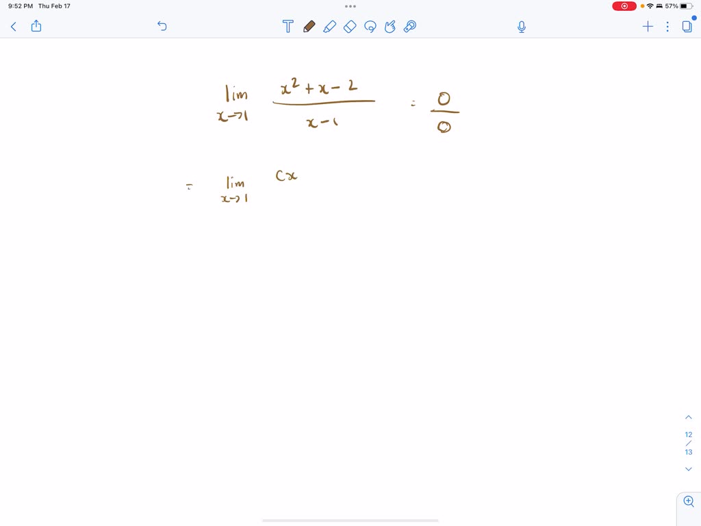 Solved Calculate Each Of The Limits In Exercises A Using